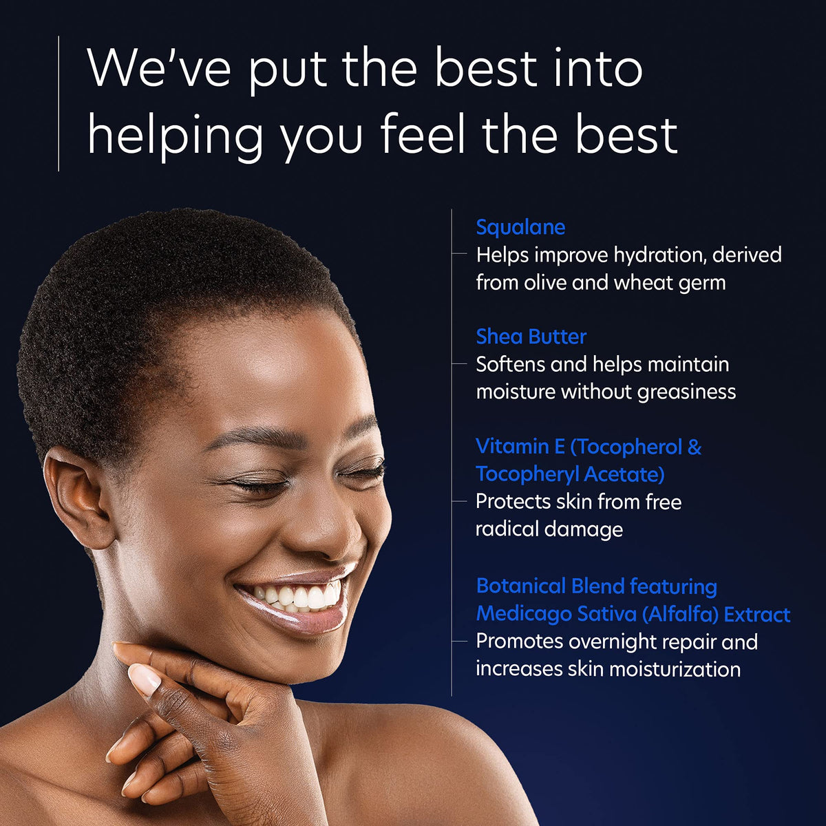 PCA SKIN applying balm to lips demonstrating smooth application and overnight repair