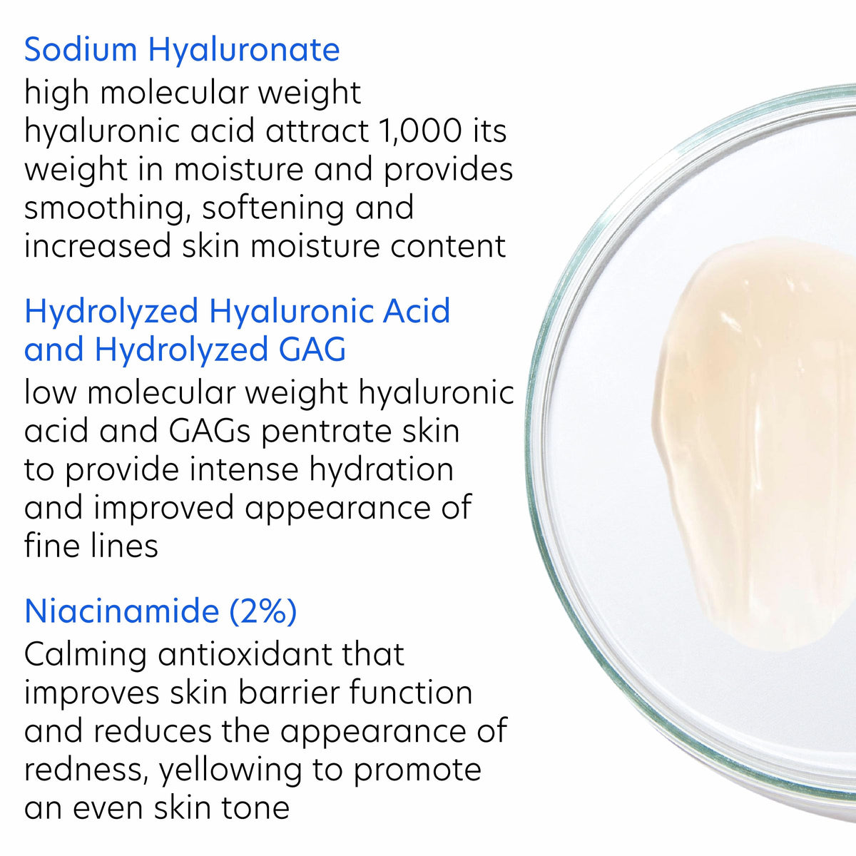 PCA SKIN overnight mask on model indicating calming nighttime restoration