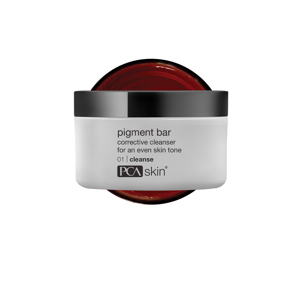 PCA SKIN Pigment Bar jar front view showing label and brightening benefits