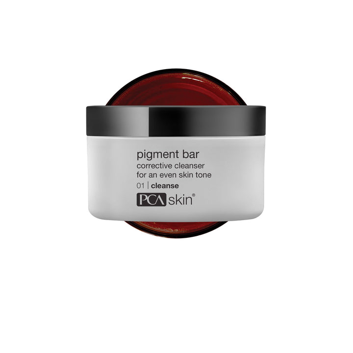 PCA SKIN Pigment Bar jar front view showing label and brightening benefits