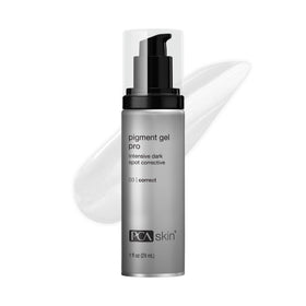 PCA SKIN pigment gel pro pump bottle front view showing packaging and formula