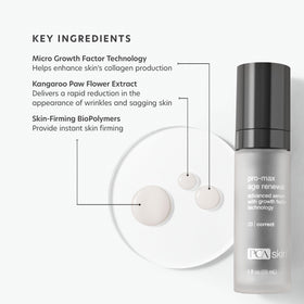 PCA SKIN serum texture on skin highlighting smooth glide and hydration