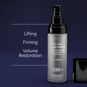 PCA SKIN applied to face and neck illustrating targeted lifting benefit