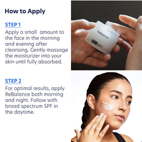 PCA SKIN jar held in hand to show 1.7 fl oz scale and travel-friendly size