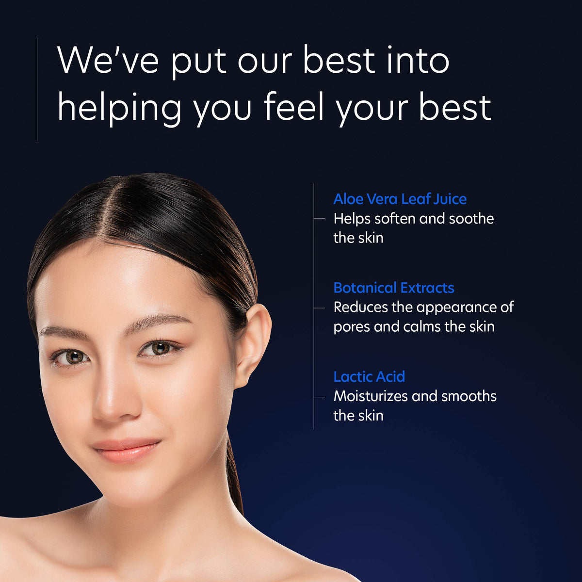 PCA SKIN applied with cotton pad demonstrating gentle, balanced application
