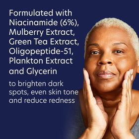 PCA SKIN ingredient label highlighting niacinamide and botanicals