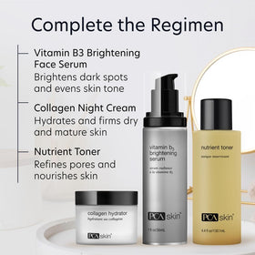PCA SKIN on bathroom vanity suggesting daily routine benefit