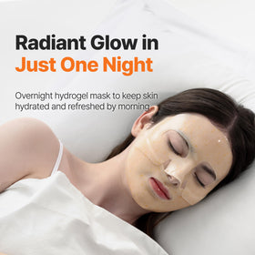 P.CALM hydrogel texture close-up displaying lightweight cooling hydration