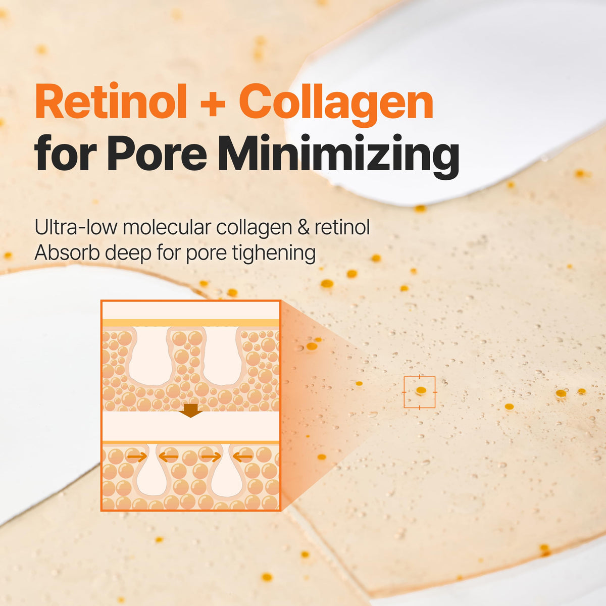 P.CALM applying mask on hand to show smooth application and even coverage