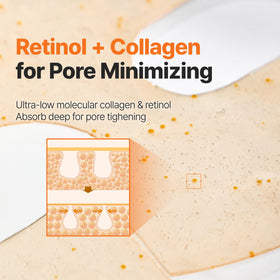 P.CALM applying mask on hand to show smooth application and even coverage