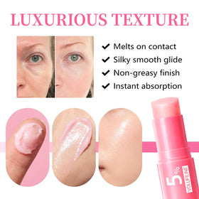 Generic PDRN stick in a purse with mirror for on-the-go touch-up readiness benefit
