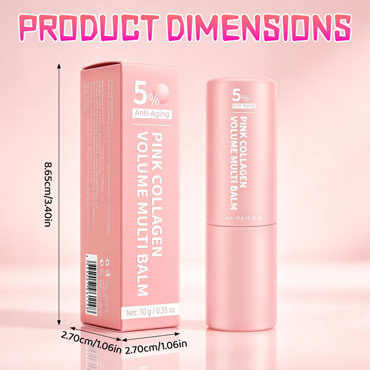 Generic PDRN Pink Collagen inside a purse ready for on-the-go touch-ups