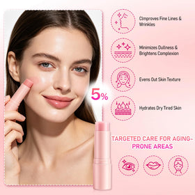 Generic PDRN Pink Collagen held in hand to show compact size and portability