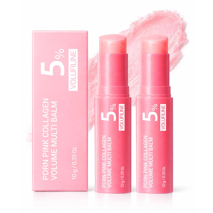Generic PDRN stick front compact with clear branding and portable design benefit