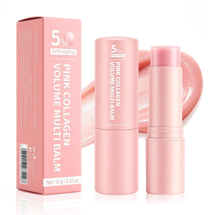 Generic PDRN Pink Collagen stick front packaging shows compact travel-friendly design