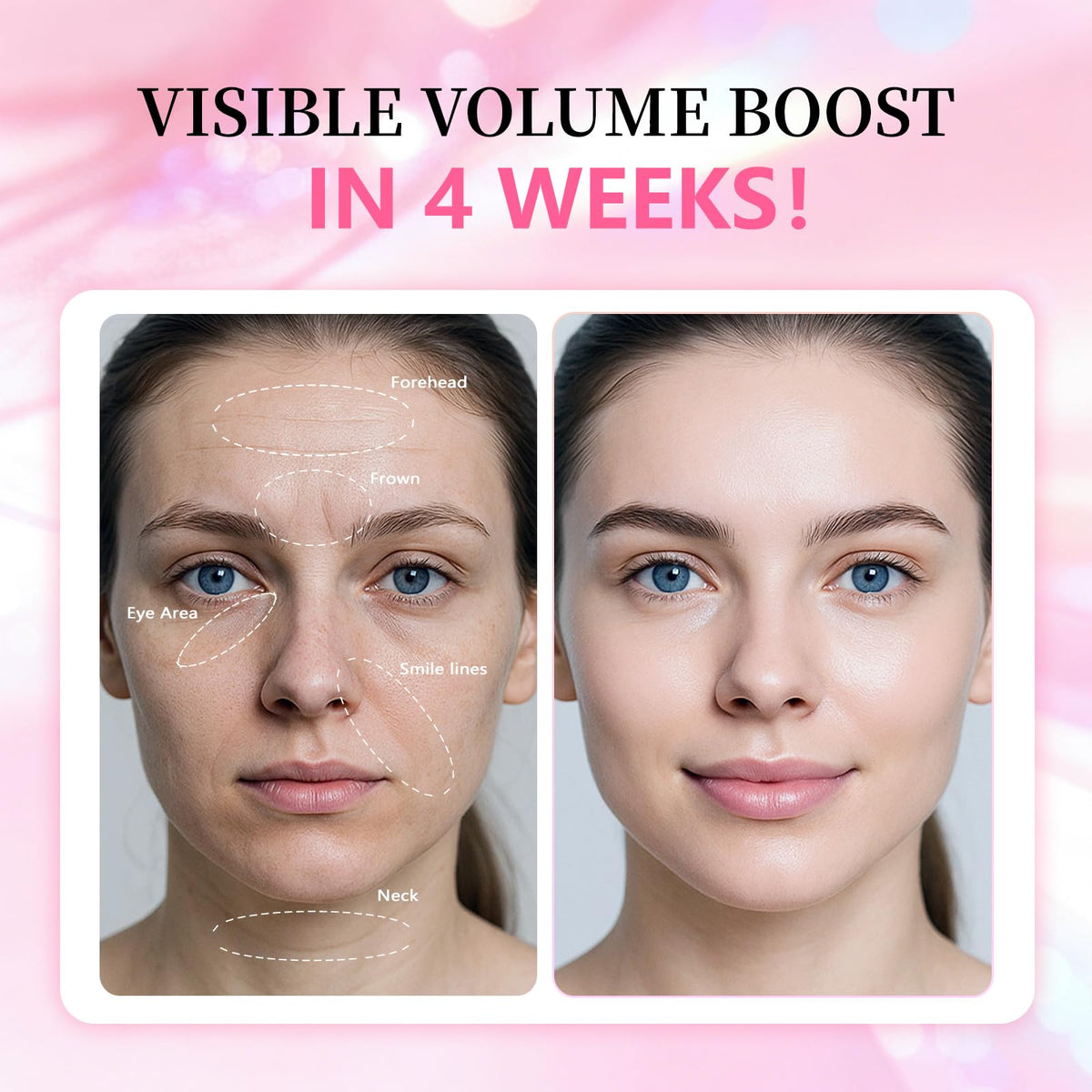 Generic PDRN pink balm close-up texture melting on skin for smooth finish benefit