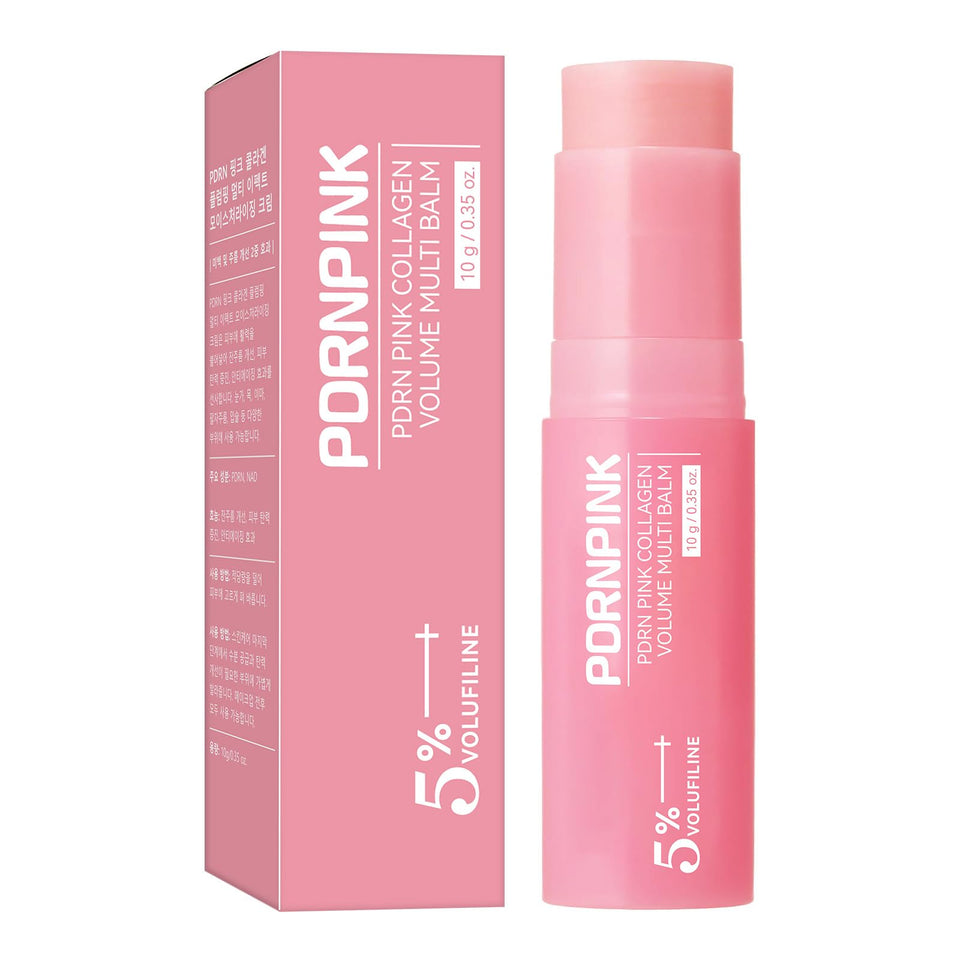 PDRNPINK front packaging showing compact balm and benefits