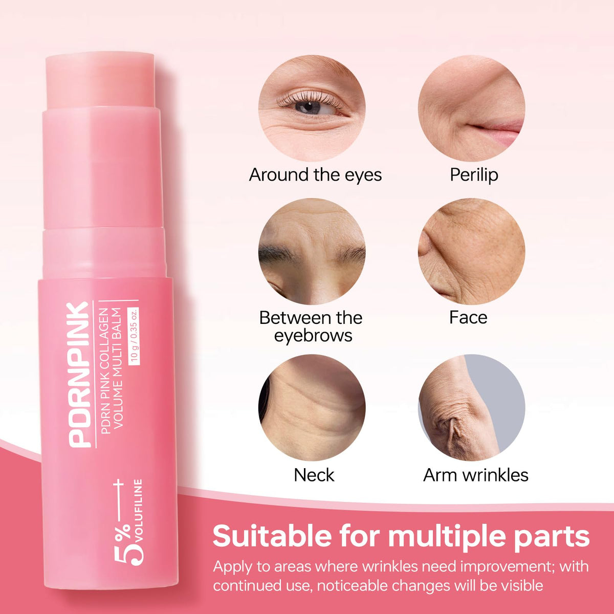 PDRNPINK open cap and product tip ready for hygienic use