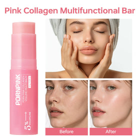 PDRNPINK texture close-up of melting balm illustrating smooth glide