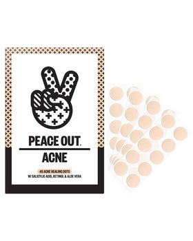 PEACE OUT front packaging showing 40-count box and benefits