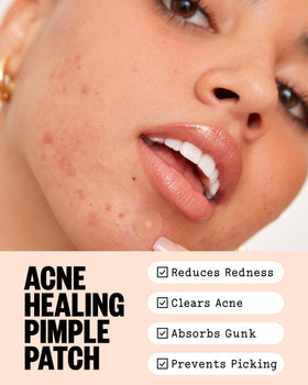PEACE OUT single transparent dot close-up revealing slim profile benefit