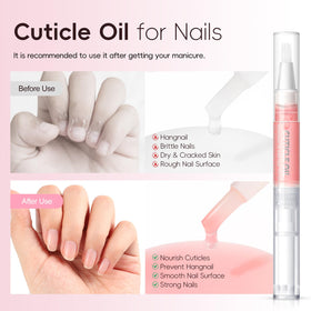 PEACECOLOR cuticle oil pen detail highlighting nourishing finish and easy application