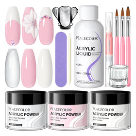 PEACECOLOR kit front packaging showing included powders and liquid for easy setup