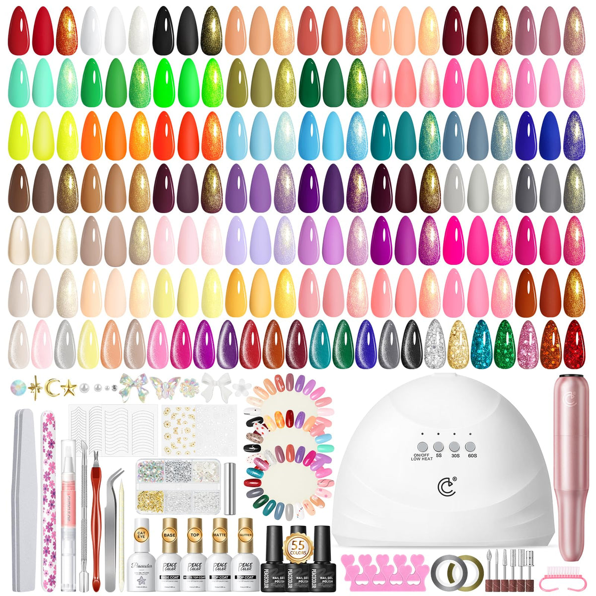 PEACECOLOR kit packaging showing all included products and gift-ready box