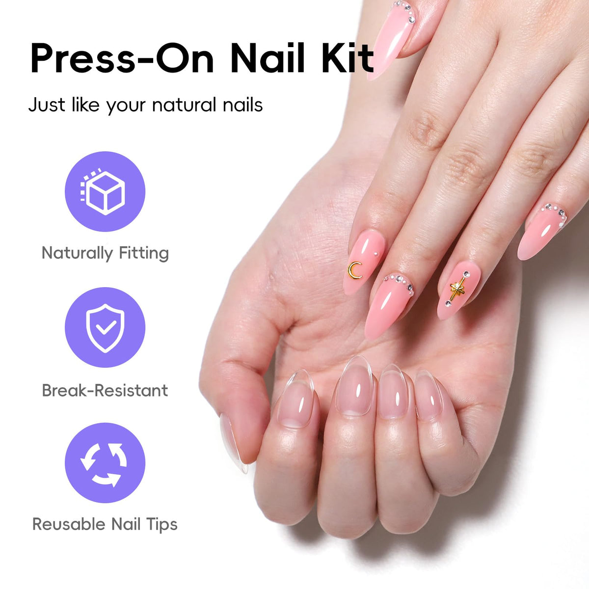PEACECOLOR mini nail lamp curing tips showing compact portability benefit