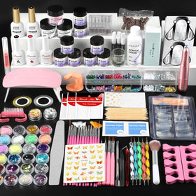 PEACECOLOR contents beside a ruler for scale, shows kit size and component variety