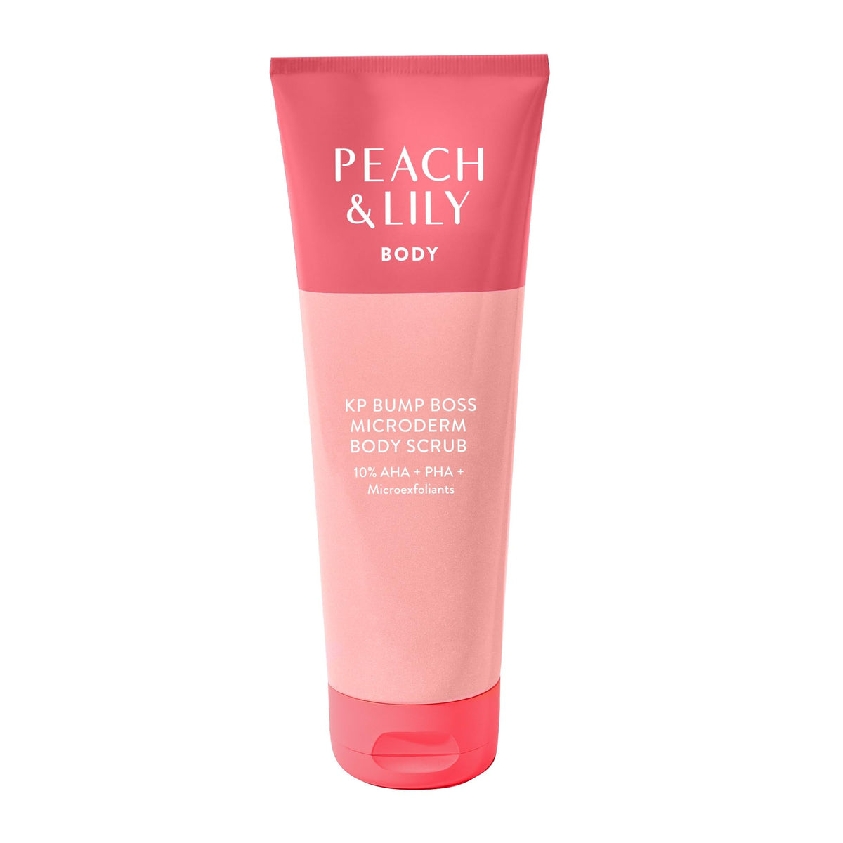 Peach & Lily front jar view showing label and size for clear identification
