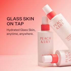 Peach & Lily label close-up with ingredients list, clear clean-beauty reassurance