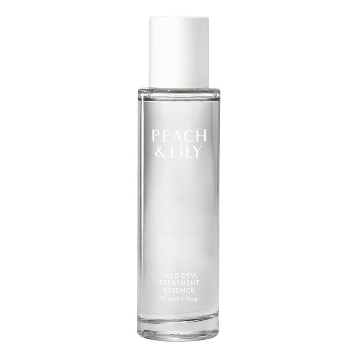 Peach & Lily Wild Dew Treatment Essence front bottle showing sleek packaging and volume