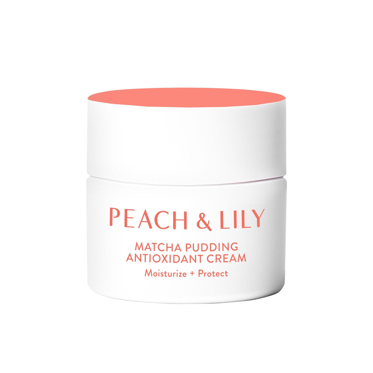 Peach & Lily front packaging showing jar and brand for clear product identity