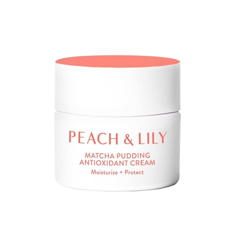 Peach & Lily front packaging showing jar and brand for clear product identity