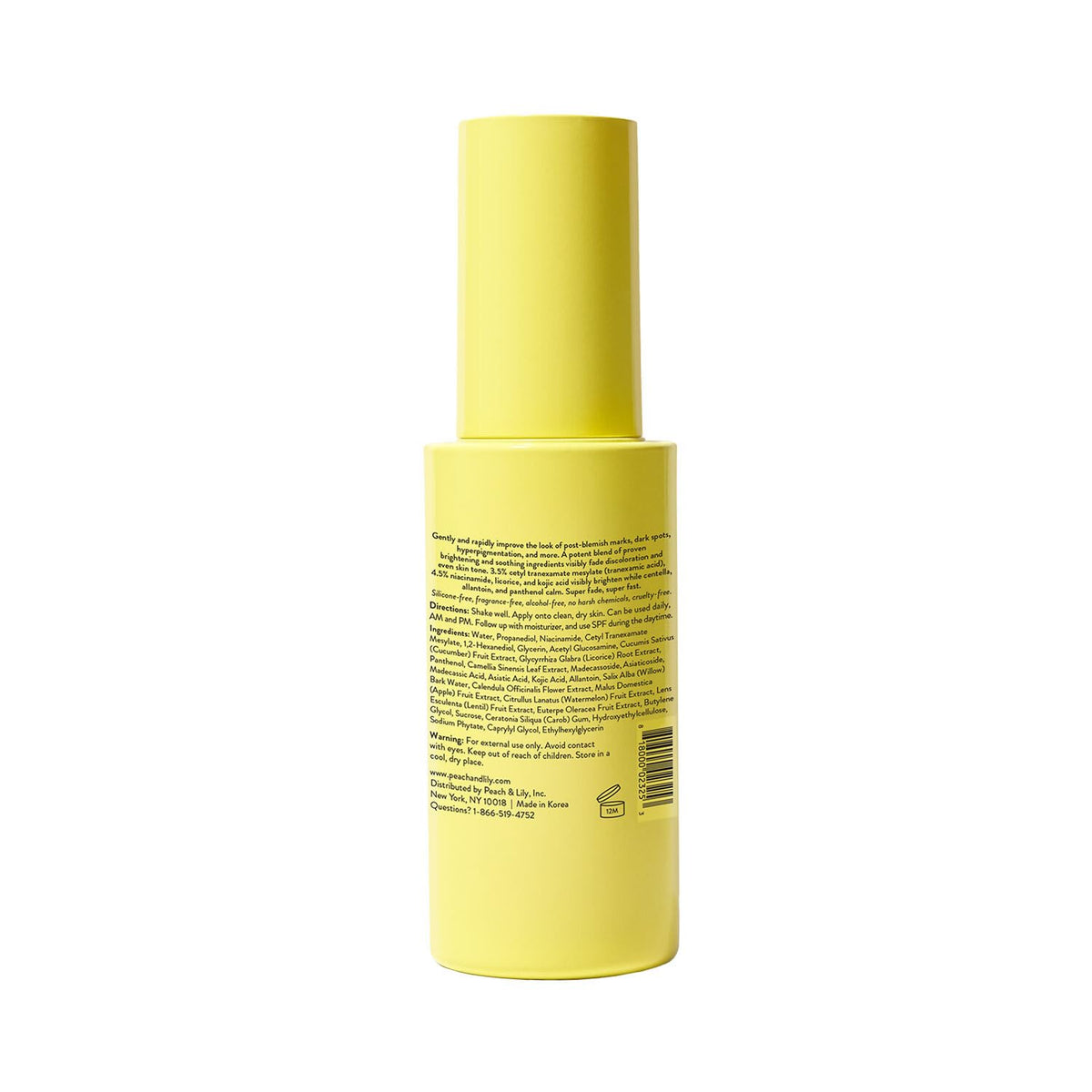 Peach Slices airless pump close-up preserving ingredient potency benefit
