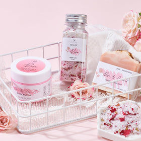 peacoeye body butter and massage oil displayed to show moisturizing skin benefits