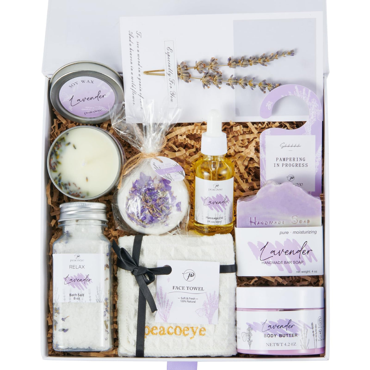 peacoeye lifestyle scene of bath setup promoting at-home relaxation