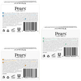 Pears blue mint close-up highlighting translucent texture and cooling feel