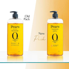 Person using Pears in shower for a gentle, hydrating cleanse benefit