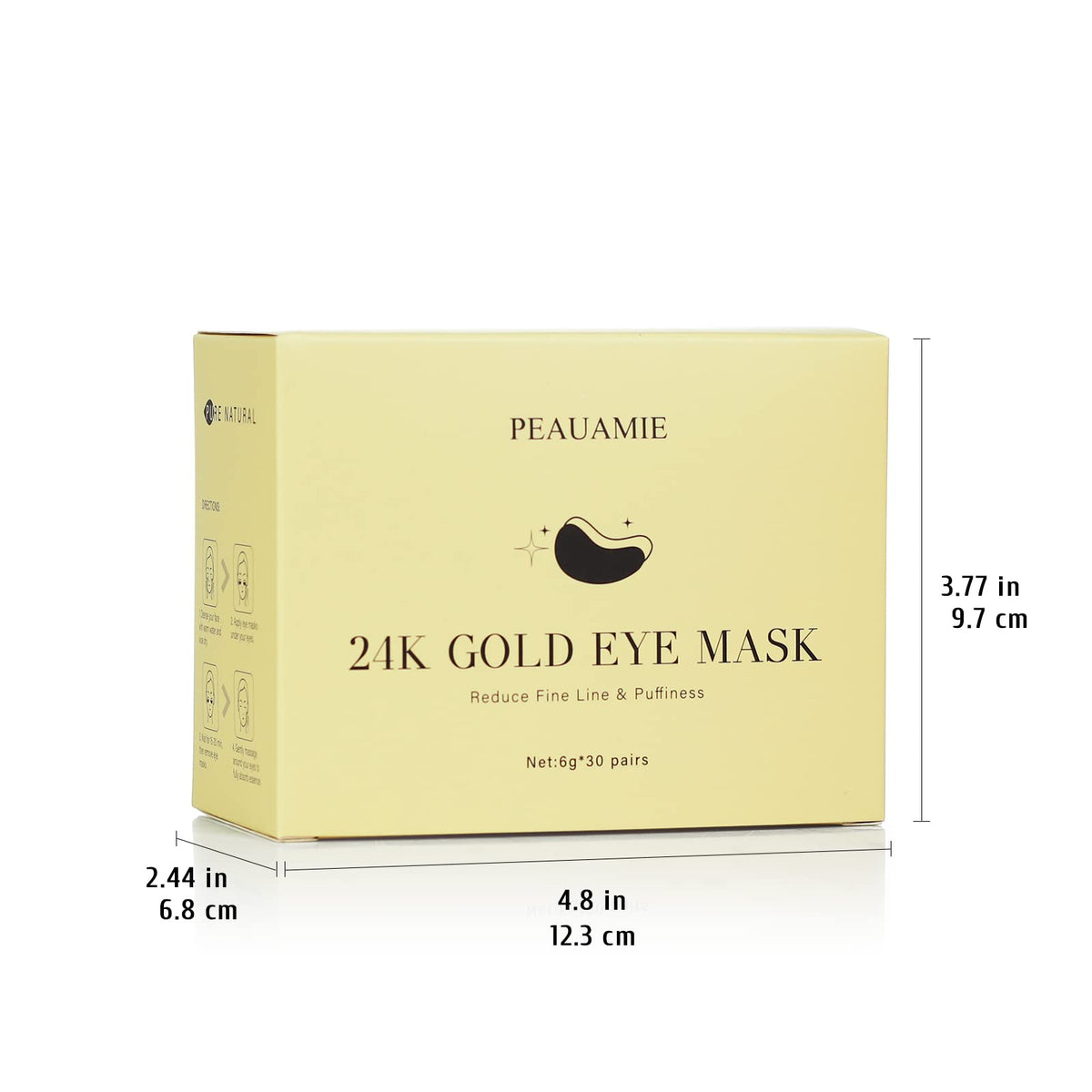 PEAUAMIE thirty pairs flatlay highlighting individual packaging