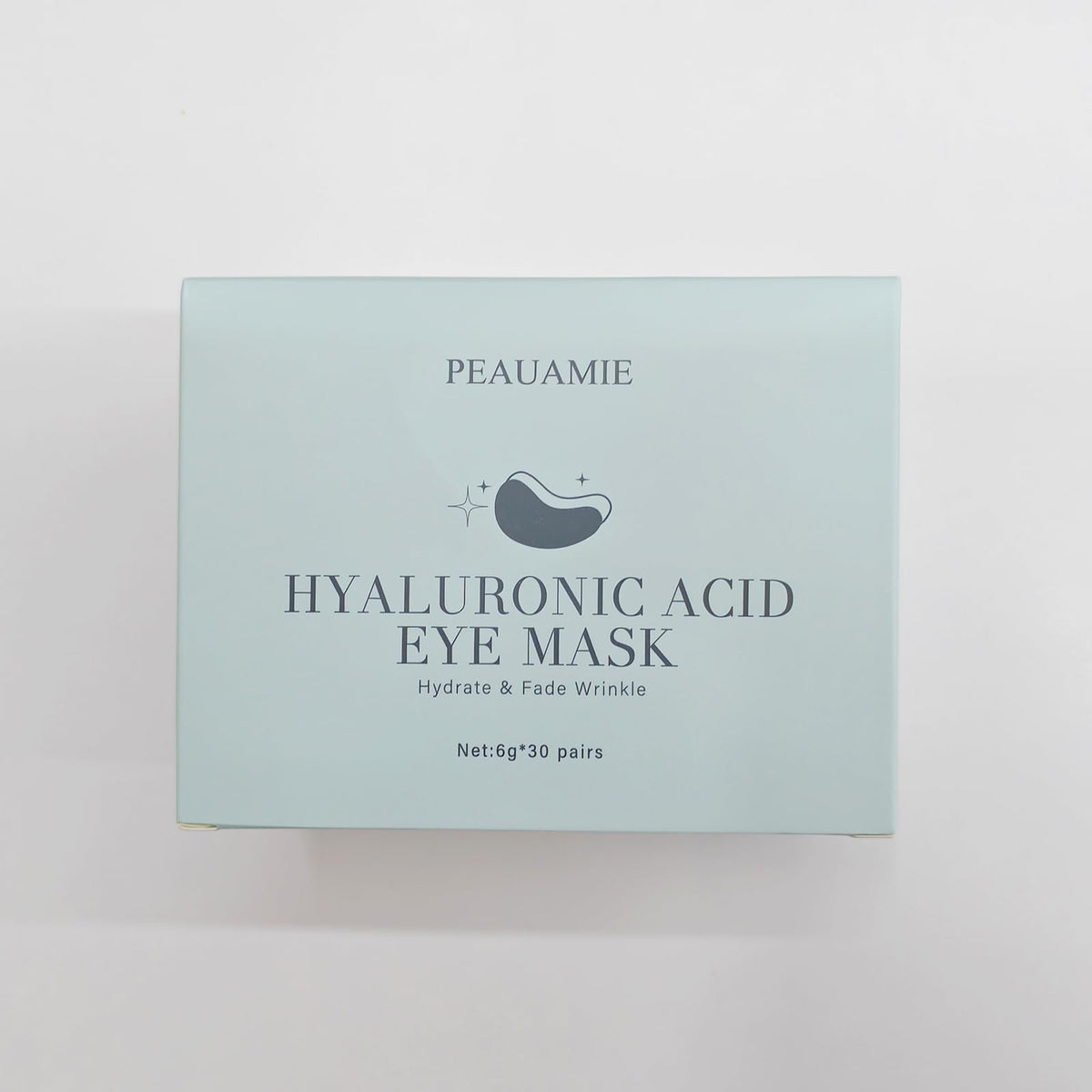 PEAUAMIE lifestyle bathroom scene with patches ready for nightly skincare routine benefit