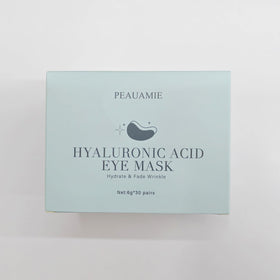 PEAUAMIE lifestyle bathroom scene with patches ready for nightly skincare routine benefit