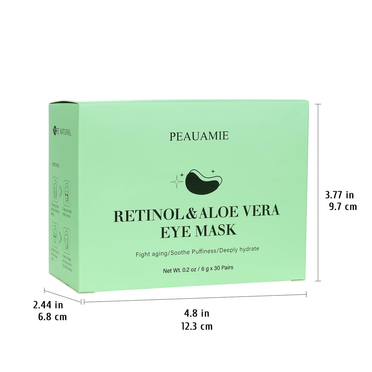 PEAUAMIE display of 30 pairs emphasizing quantity and convenience