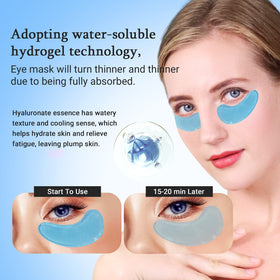 PEAUAMIE close-up texture of hydrogel patch highlighting moisture delivery and comfort