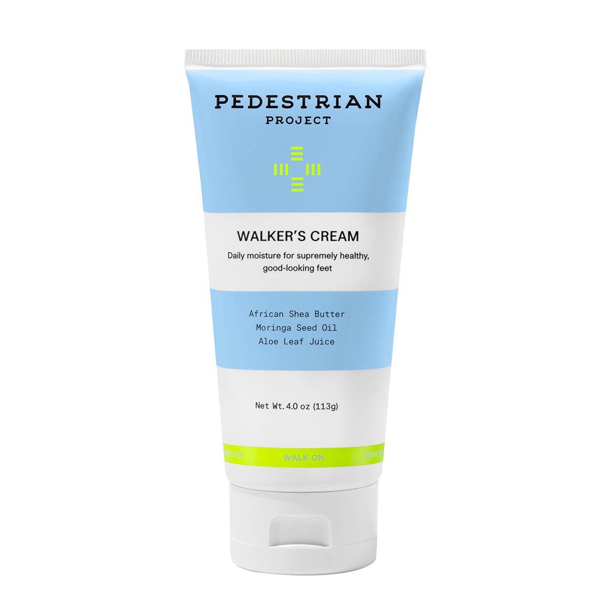 Pedestrian Project jar front view showing brand and product for clear identification and trust