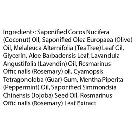 Pedifix tea tree leaves closeup highlighting natural ingredient and refreshing scent