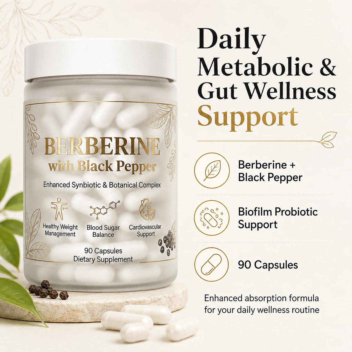 Peehss capsule close-up highlighting smooth capsule texture and swallowability benefit