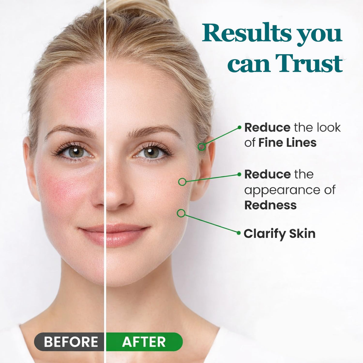 Peehss eyebrow roll-on use detail displaying precise grooming and conditioning benefit