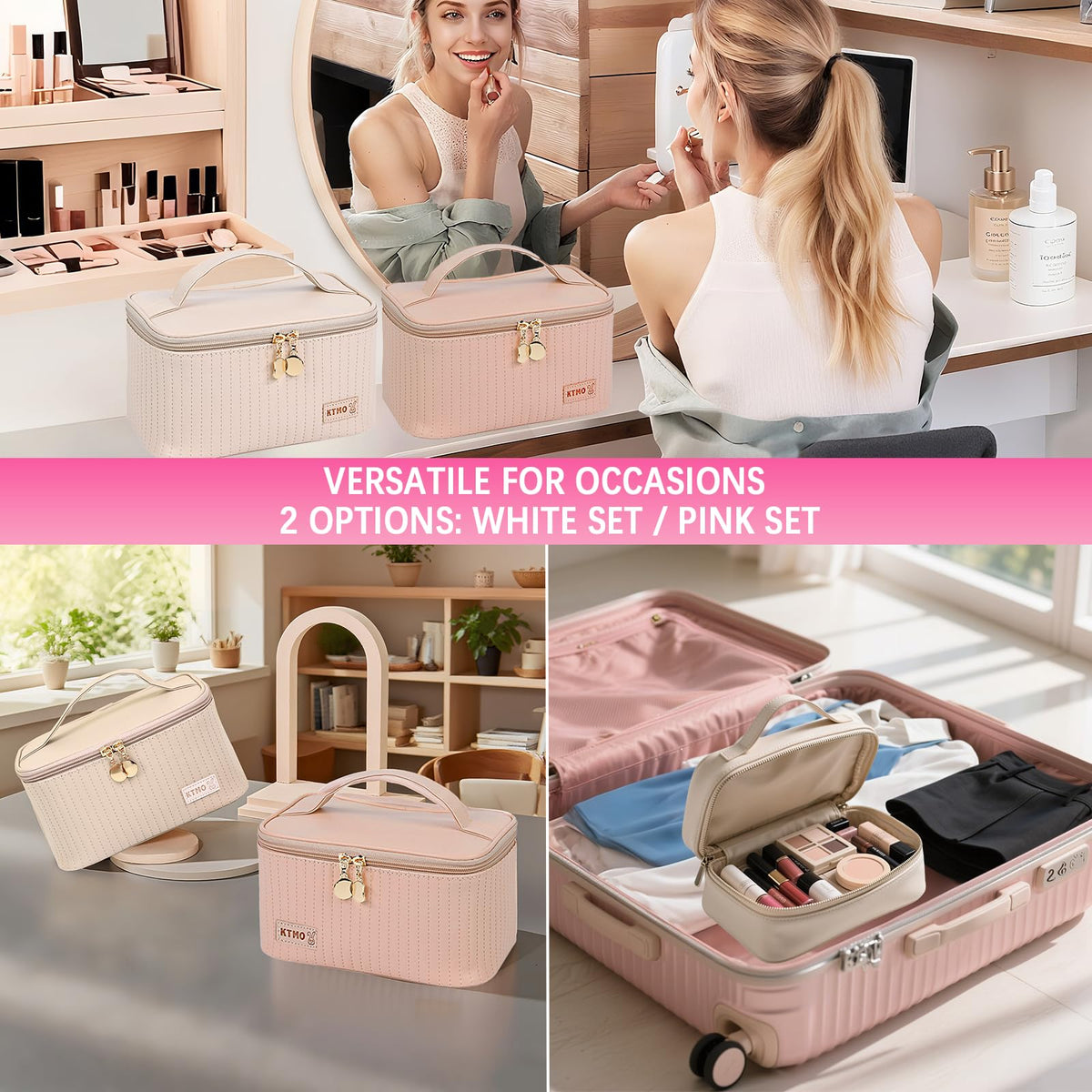 Peenice applying eyeshadow on model illustrating blendable, long-wear color